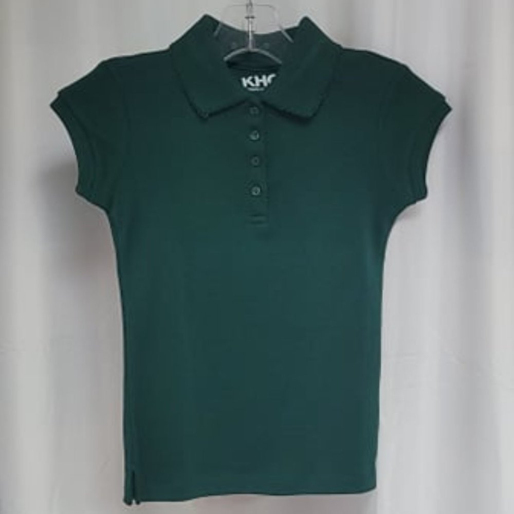 *New* Childs Uniform polo forest green small